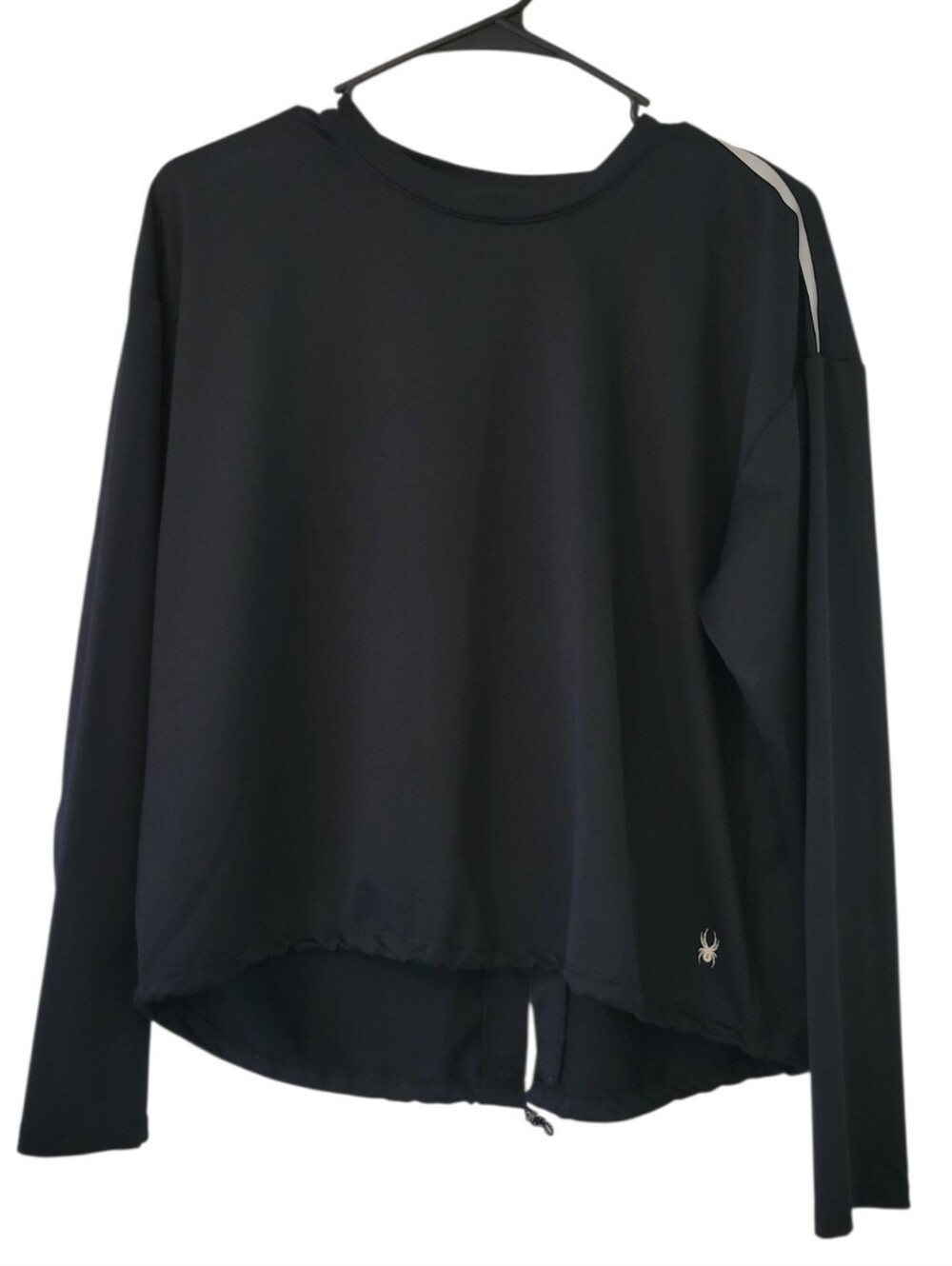 Spyder Womens Black Long Sleeve Activewear Top Size L